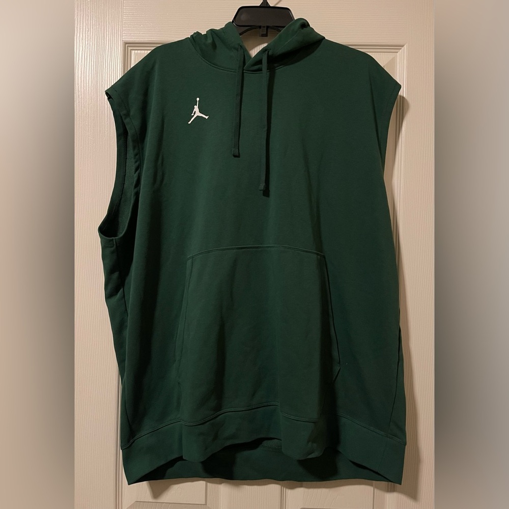 Jordan Dri-FIT Sleeveless Pullover Training Hoodie Size XXL Green DQ7946-315 NEW